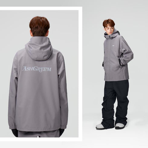 【10月上旬発送予定】 ASHGREEM アッシュグリーム スノーボードウェア 3レイヤー マウンテンジャケット 上下セット AG-30SET